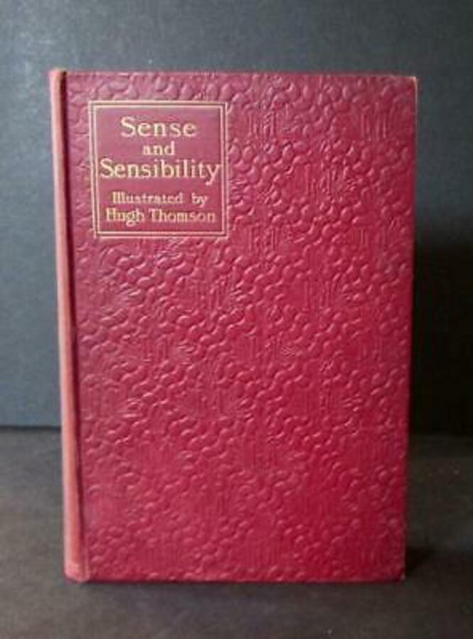 1896 SENSE & SENSIBILITY By JANE AUSTEN Illustrated Edition By HUGH THOMSON