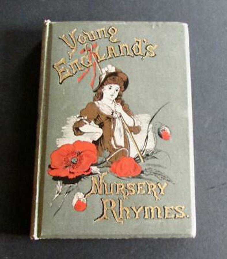 1880 CONSTANCE HASLEWOOD Children's Book YOUNG ENGLAND'S NURSERY RHYMES