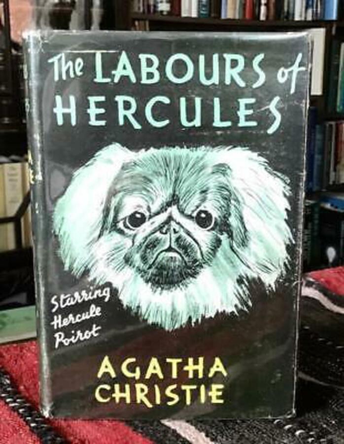 1948 The LABOURS of HERCULES By AGATHA CHRISTIE 1st Australian Ed   DUST JACKET