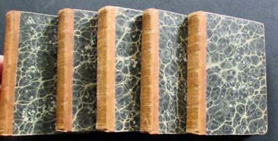 1813 The DECAMERON By GIOVANNI BOCCACCI 5 x Vol Set   FOLDING ENGRAVINGS
