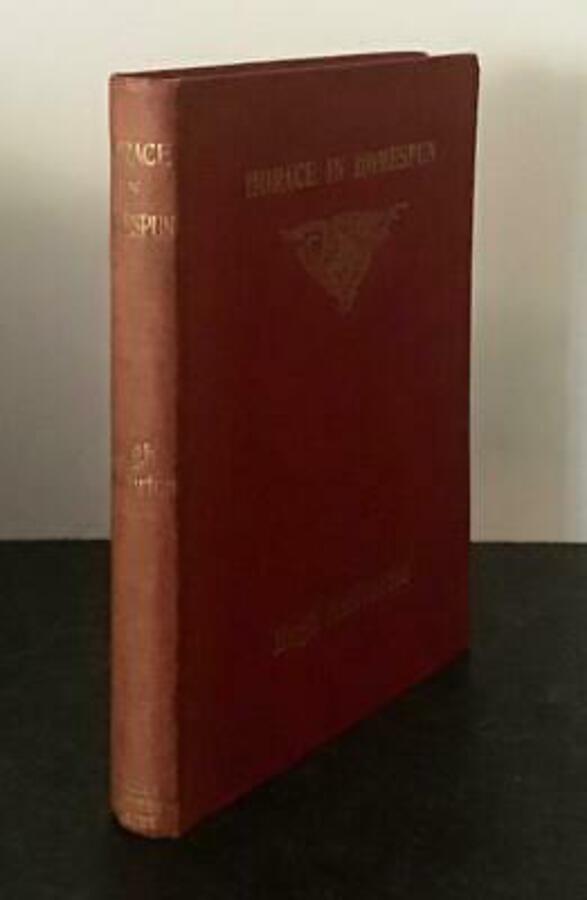1890 Horace In Homespun By HUGH HALIBURTON Rare PRESENTATION COPY Scots Poetry