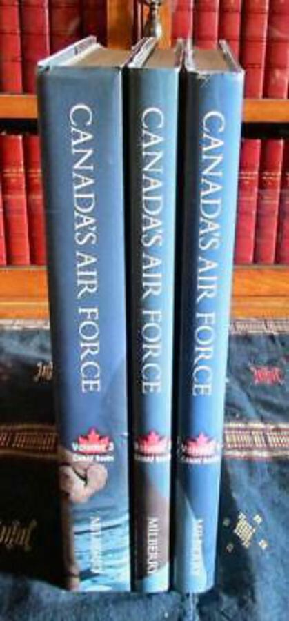 CANADA'S AIRFORCE At War & Peace By LARRY MILBERRY 3 x Large Vols SIGNED COPIES