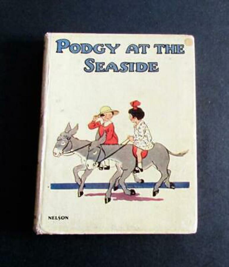 1910 PODGY AT THE SEASIDE Illustrated By GEORGE MORROW Rare Children's Book