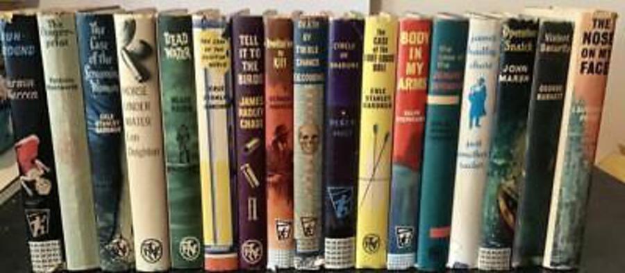 Huge Collection Of 17 x THRILLER & CRIME NOVELS From The 1960‘s   DUST JACKETS