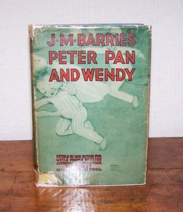 1930 PETER PAN & WENDY By MABEL LUCY ATTWELL Original DUST JACKET Colour Plates