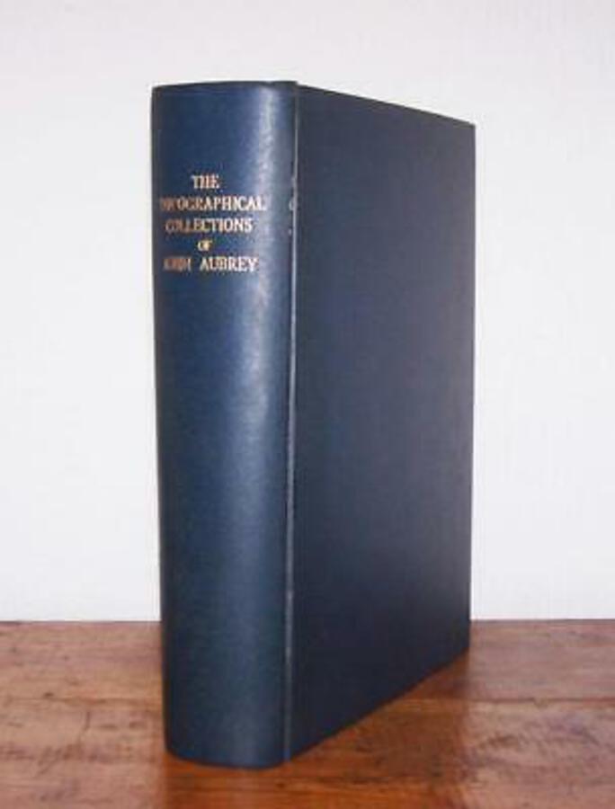 1862 WILTSHIRE The TOPOGRAPHICAL COLLECTIONS Of JOHN AUBREY Numerous Plates