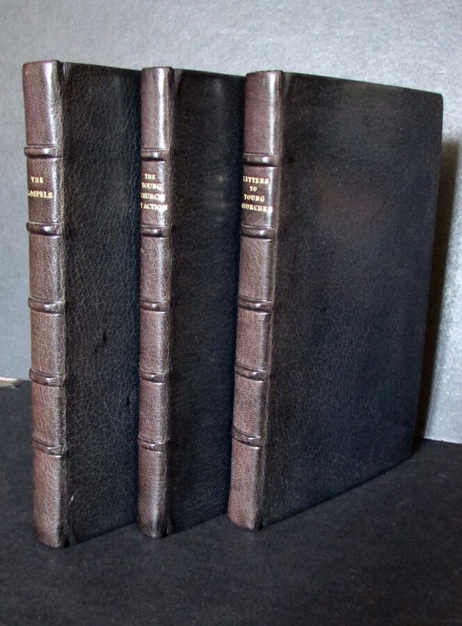 1956 - 1957  COLLECTION Of FULL LEATHER RELIGIOUS BOOKS By J B PHILLIPS
