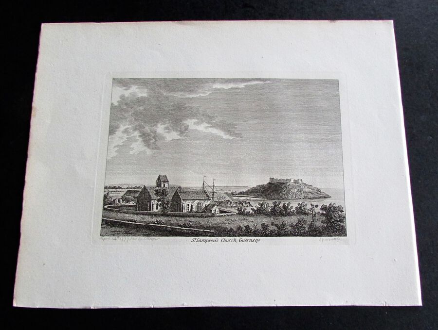1775  ENGRAVING Of A VIEW Of The CITY Of ALGIERS 