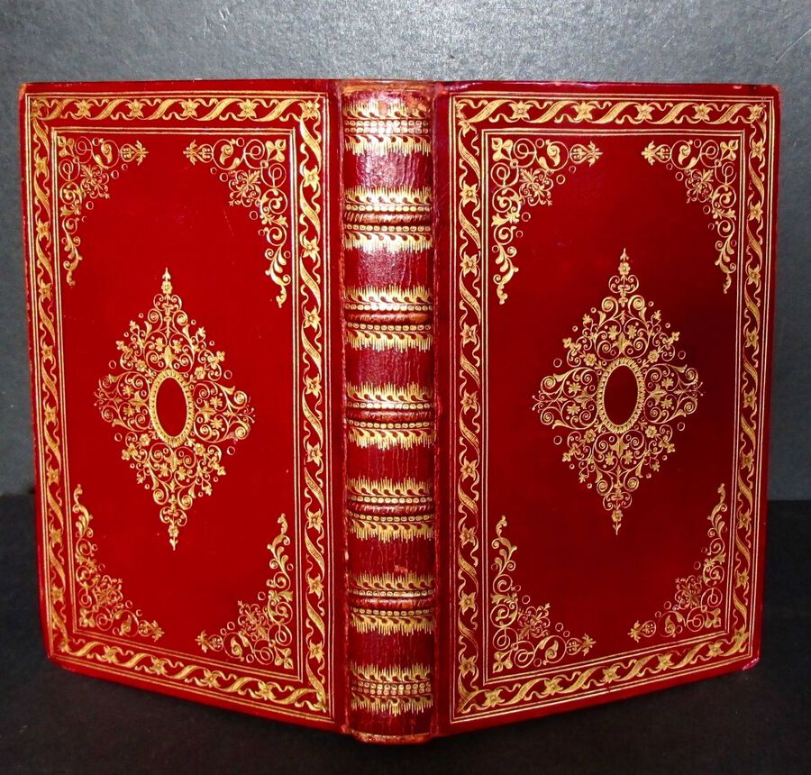 Rare ANTIQUARIAN ARABIC BOOK Fine ISLAMIC FULL LEATHER GILT BINDING