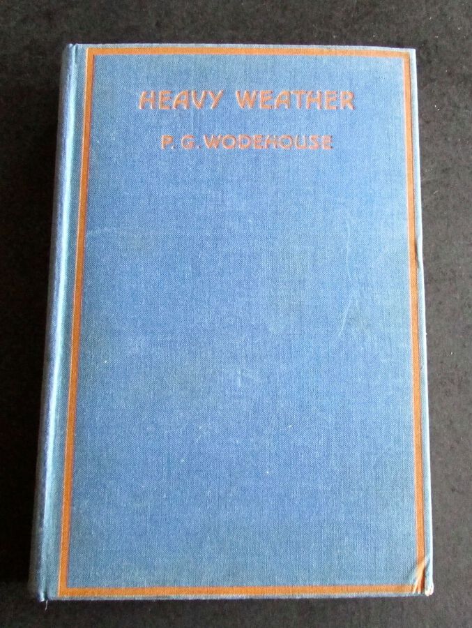 1933 1st EDITION HEAVY WEATHER By P G WODEHOUSE 