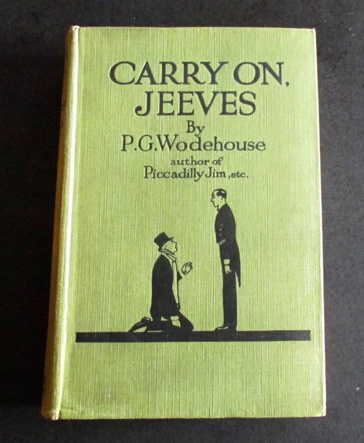 1925 1st EDITION CARRY ON JEEVES By P G WODEHOUSE 