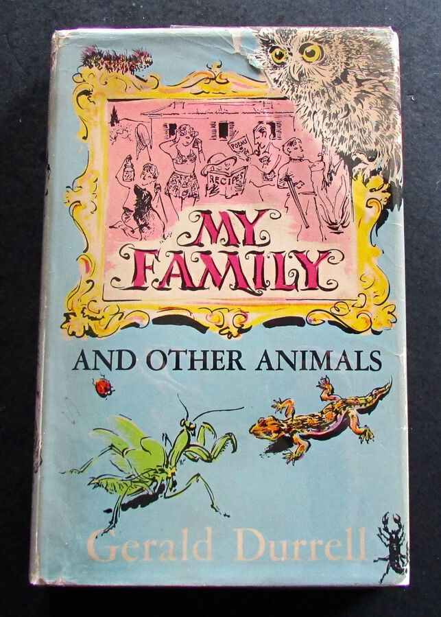 1956 1st EDITION MY FAMILY & OTHER ANIMALS by GERALD DURRELL
