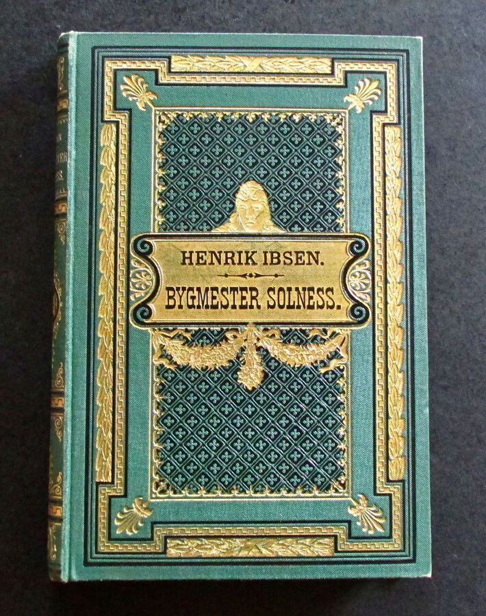 1892  1st EDITION   BYGMESTER SOLNESS By HENRIK IBSEN