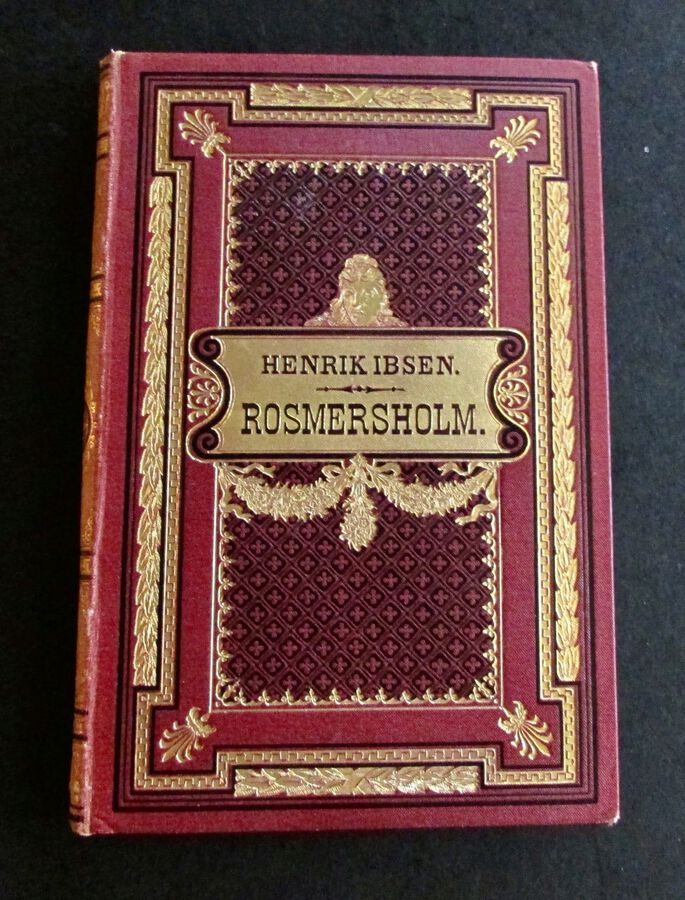 1886 1st EDITION. ROSMERSHOLM By HENRIK IBSEN