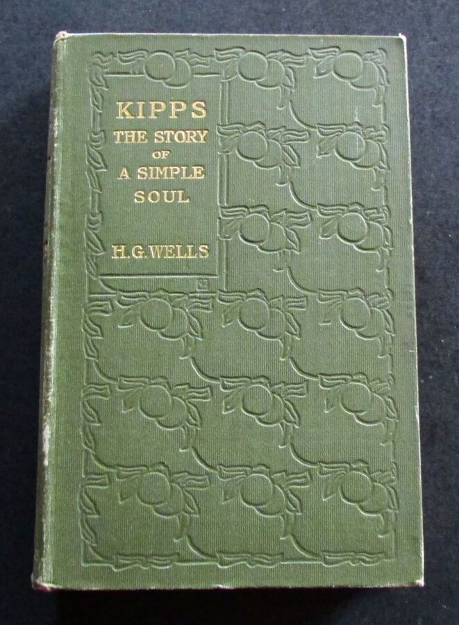 1905 RARE SIGNED 1st EDITION KIPPS. THE STORY OF A SOUL BY H G WELLS 