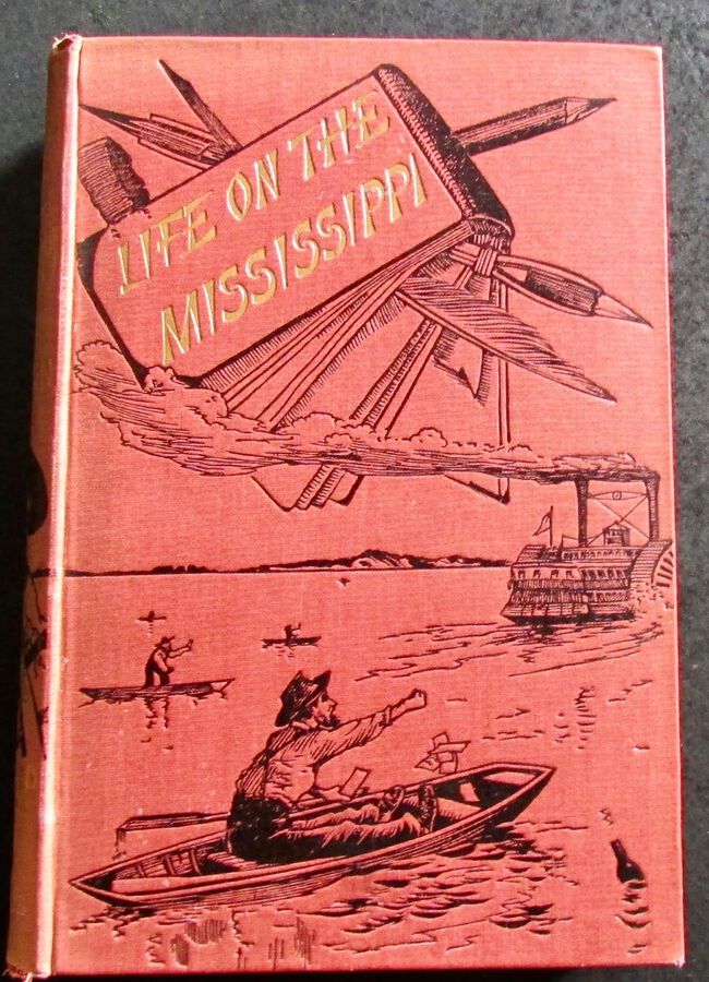 1883 1st EDITION LIFE ON THE MISSISSIPPI By MARK TWAIN