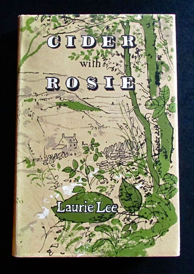 1959 SIGNED  1st EDITION, 1st PRINTING CIDER WITH ROSIE By LAURIE LEE  WITH ORIGINAL DUST JACKET