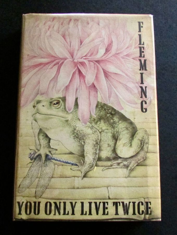 1964 1st EDITION YOU ONLY LIVE TWICE By IAN FLEMING COMPLETE WITH ORIGINAL DUST JACKET