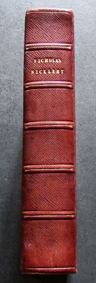 1839 CHARLES DICKENS First UK Edition of NICHOLAS NICKLEBY