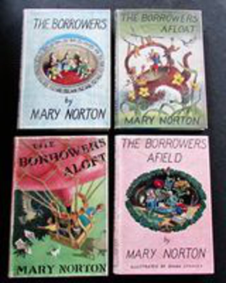 1960's COLLECTION of THE BORROWERS By MARY NORTON 4 x Volumes + DUST JACKETS