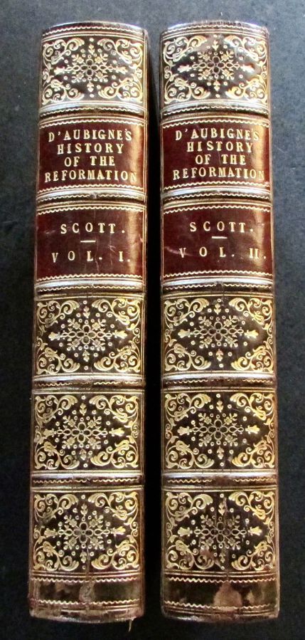 1845 HISTORY Of The REFORMATION In 16th Century 2 Volumes.   RARE MILITARY BOOKPLATES