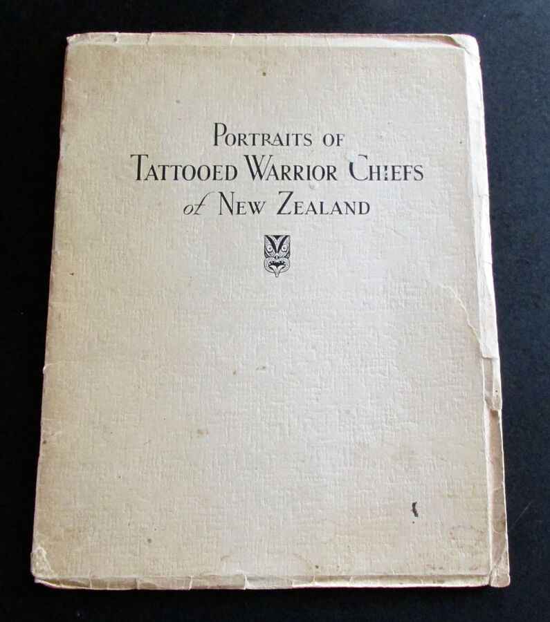 1942 PORTRAITS of TATTOOED WARRIOR CHIEFS of NEW ZEALAND 10 x Tattoo Plates