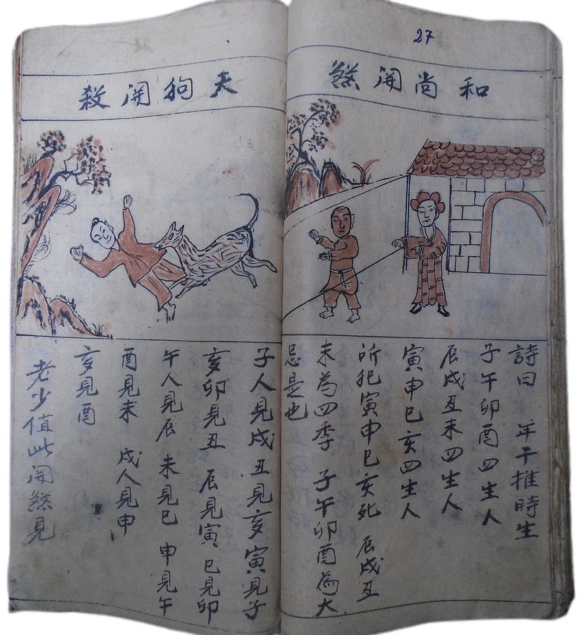 Antique Hmong Text from Northern Vietnam.