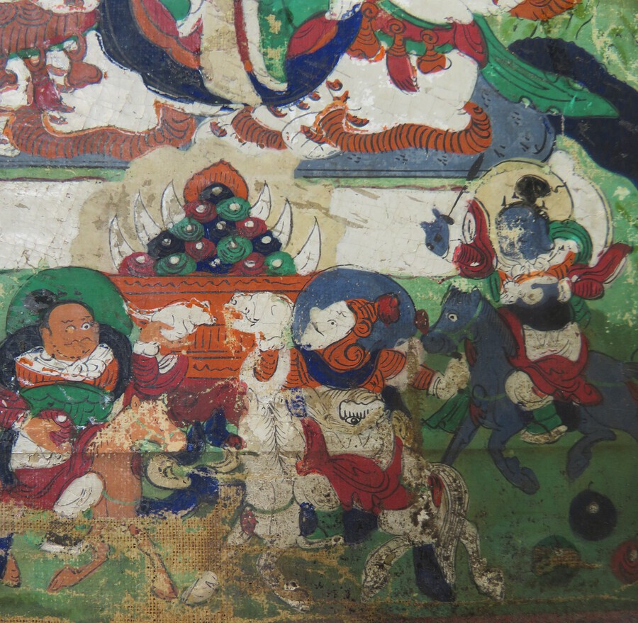 Antique A Tibetan Thangka