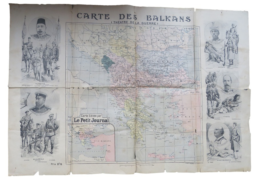 Antique Le Petit Journal Coverage of Balkan War With Illustrations