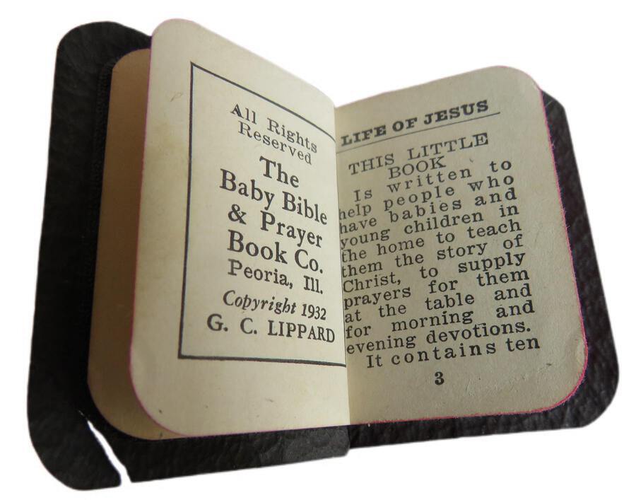 Antique Child’s Bible, The Life of Jesus, A Miniature Text