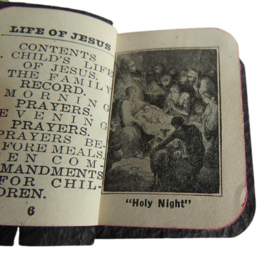 Antique Child’s Bible, The Life of Jesus, A Miniature Text