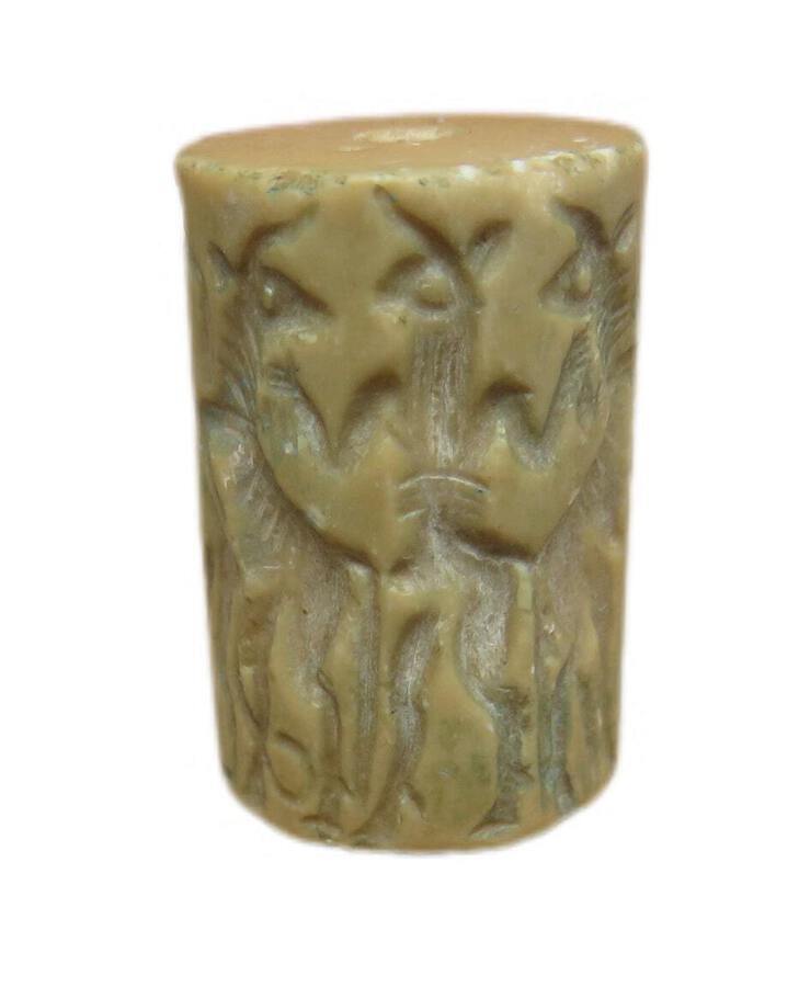 Antique Cylinder Seal of Master of Animals