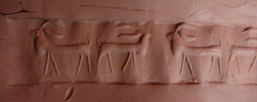 Antique Hematite Cylinder Seal