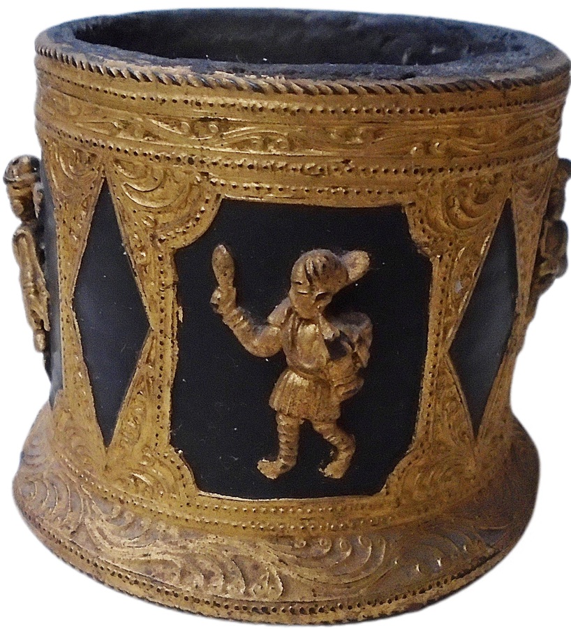 Moulded Lacquer (thayo) Betel Box