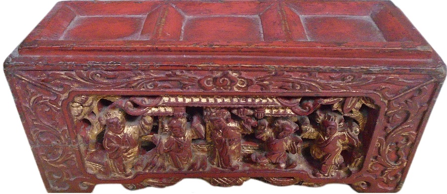 Chinese Carved Miniature Offering Stand