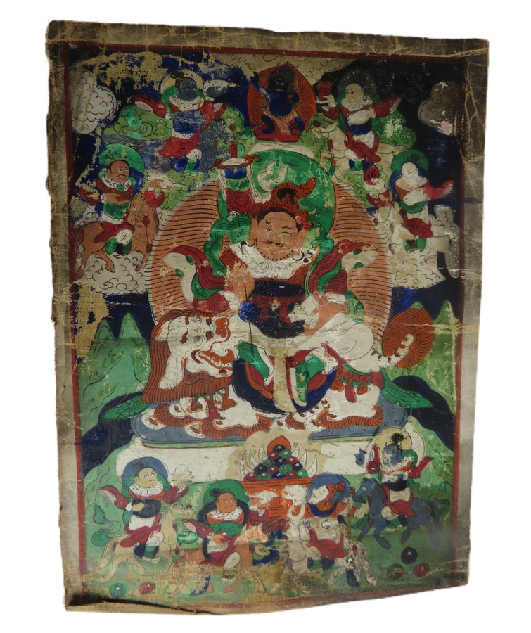 Antique A Tibetan Thangka