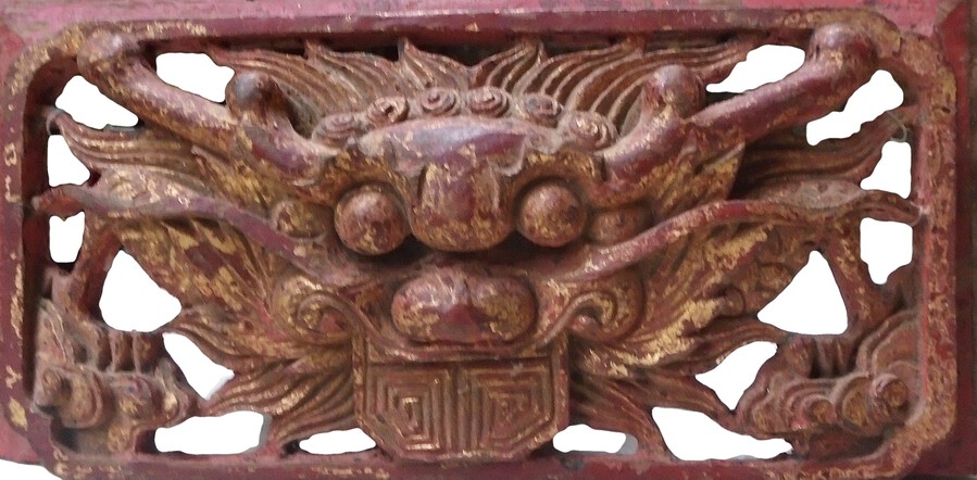 Openwork Carving of Dragon Head