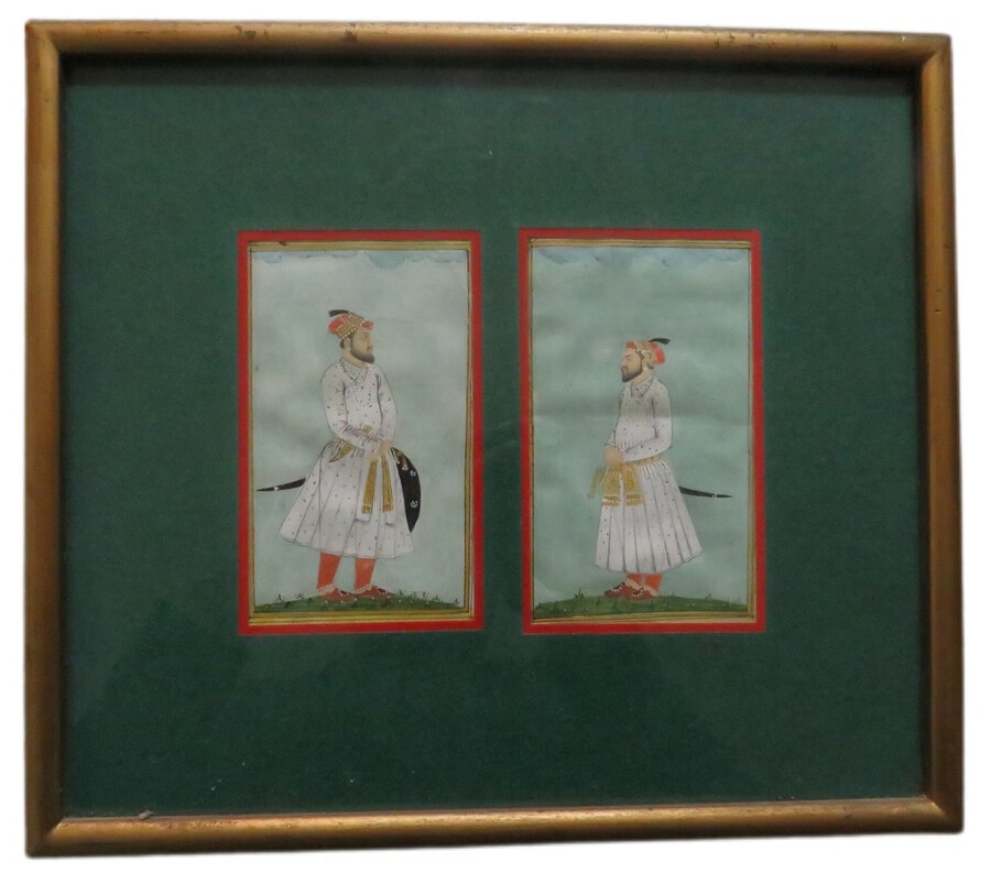 Painting of Shah Jahan and Dara Shikoh