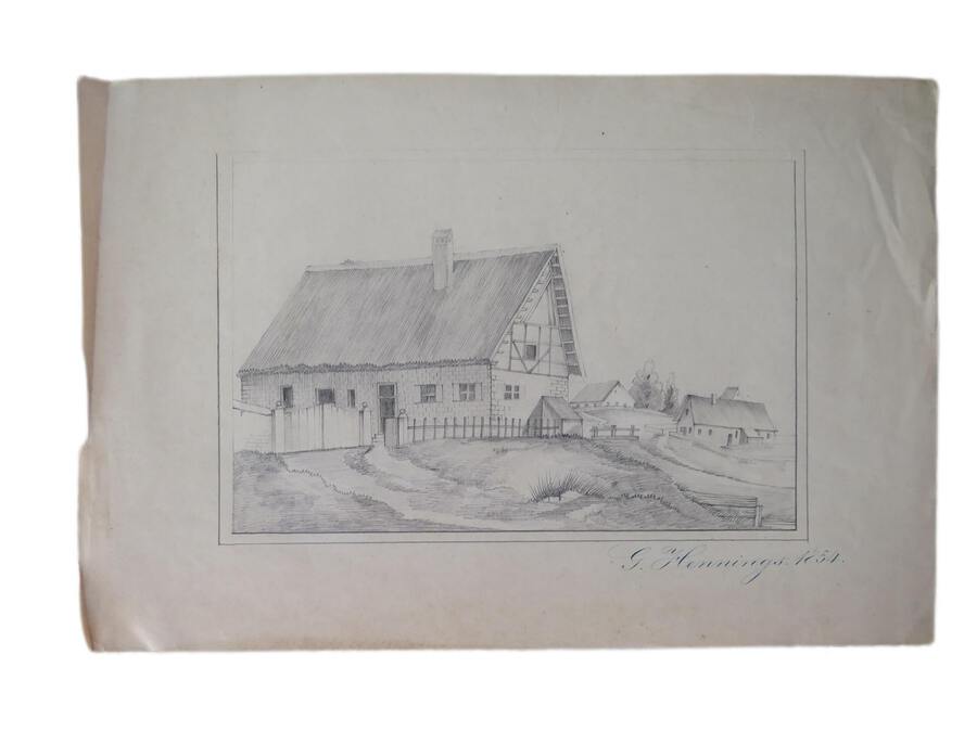 A Sketch of a Farmhouse