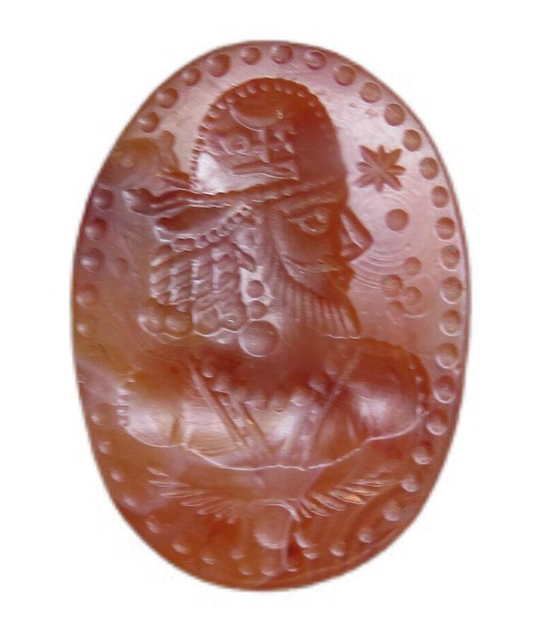 Antique Agate Seal Stamp for An Official