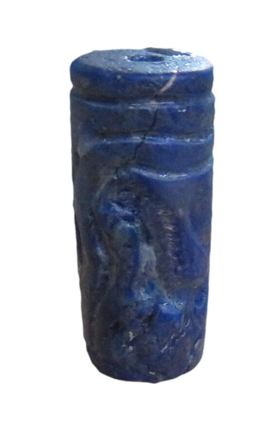 Antique Lapis Lazuli Cylinder Seal 