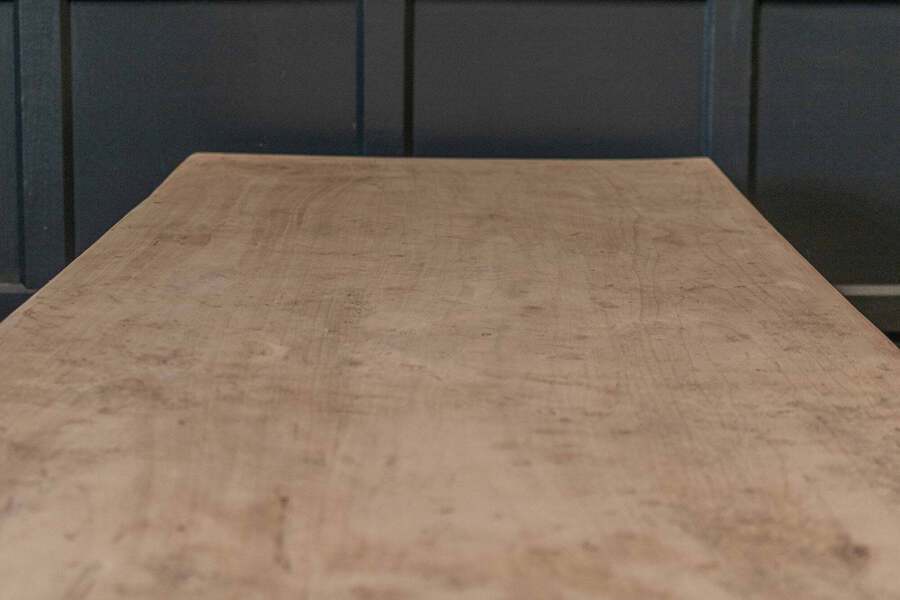 Antique 19thC French Scrub Top Table