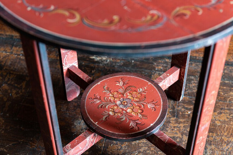 Antique Scandinavian Painted Side/Centre Table