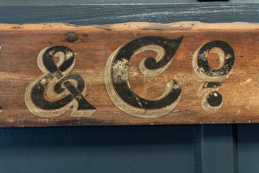 Antique Shop Sign ‘Eaton & Co Outfitters’