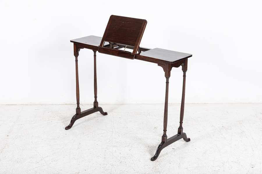 Antique 19thC Mahogany Adjustable Reading Table