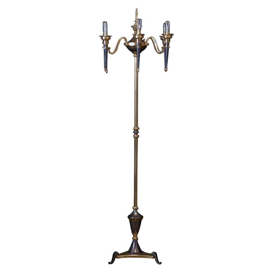 Mid Century French candleabra Floor Lamp
