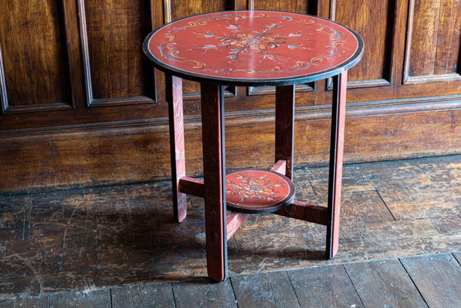 Antique Scandinavian Painted Side/Centre Table