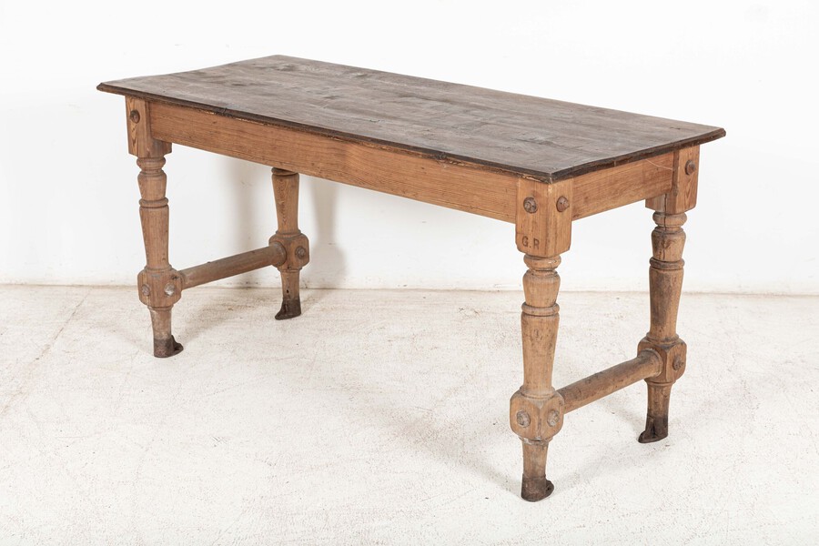 19thC Welsh Pine Post Office Sorting Counter /Table