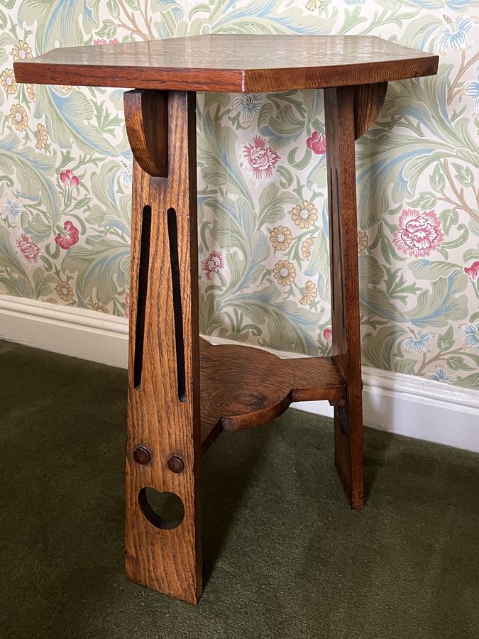 Antique Arts and Craft table