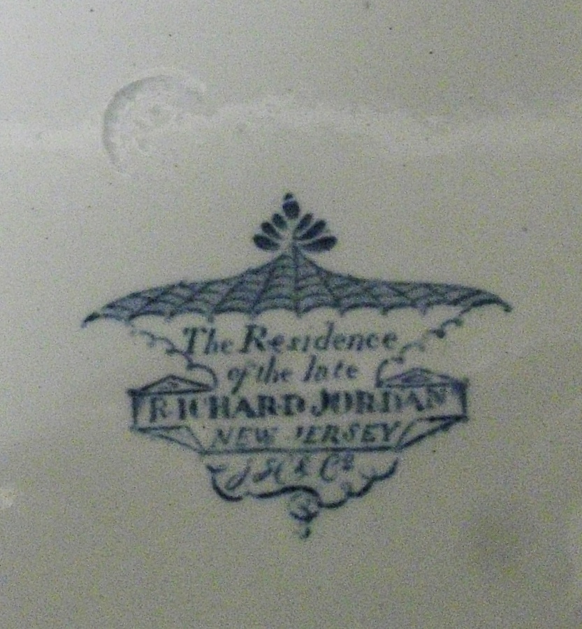 Antique Joseph Heath & Co. The Residence of Richard Jordan, New Jersey, c.1835